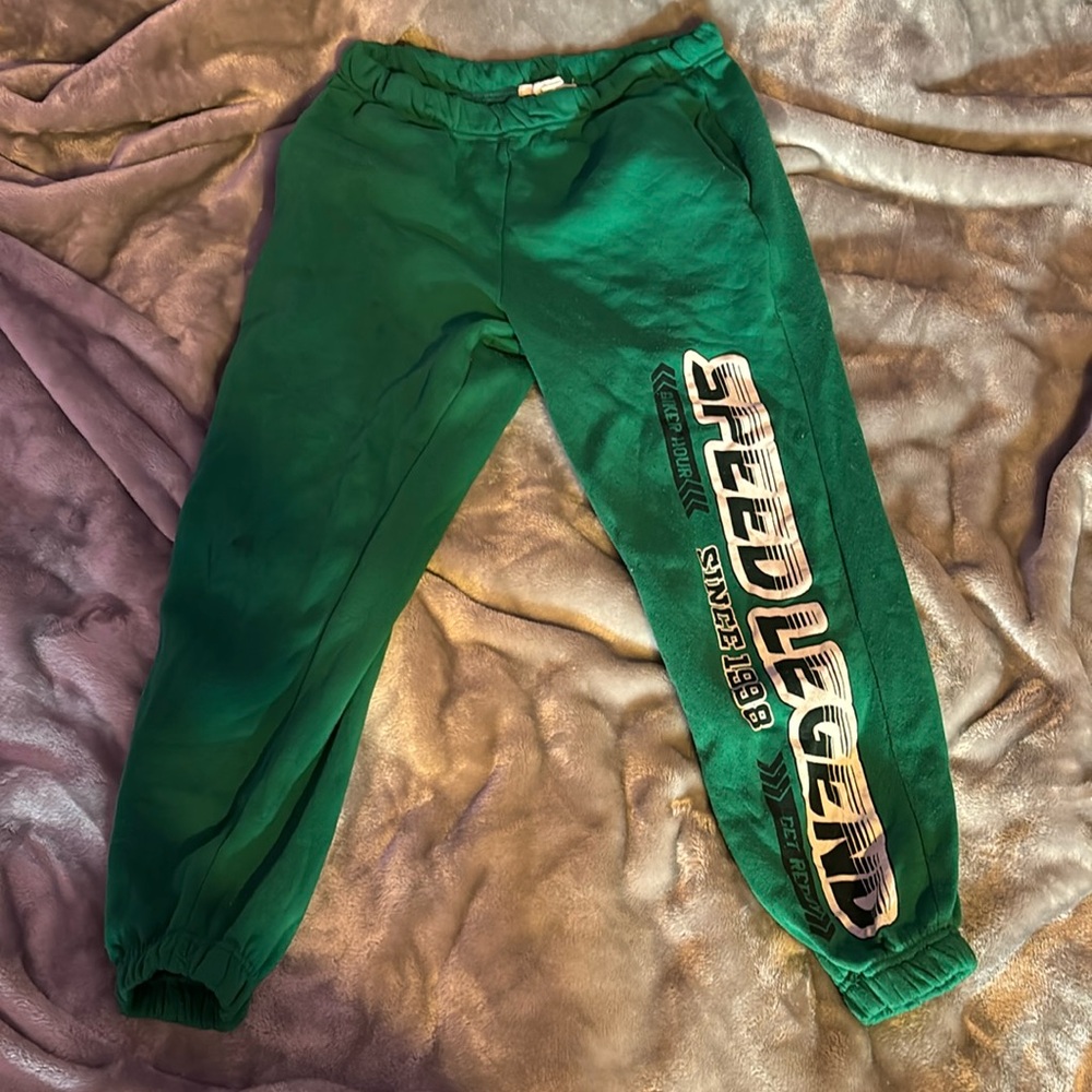 Green “Speed Legened” Sweats